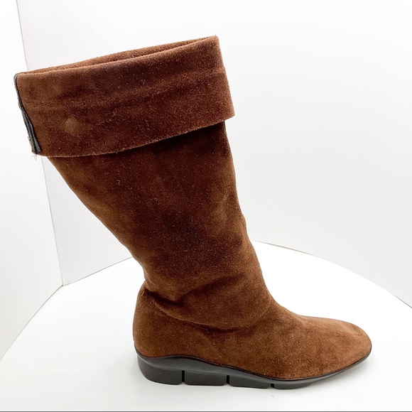{Sesto Meucci Sport}Suede Cuffed Boots - Picture 1 of 14